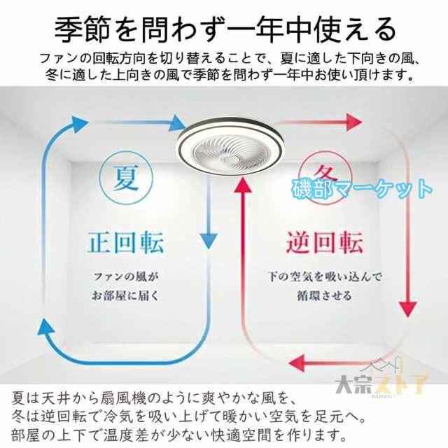 シーリングファンライト led dcモーター 薄型 シーリングライト 小型 調光調色 音楽再生 おしゃれ 北欧 リモコン操作 リビング 12畳 照明器具 省エネ 新生活_3