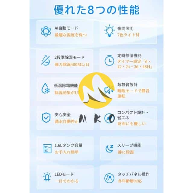除湿機 衣類乾燥 梅雨 コンパクト 1.7L 大容量 18畳 除湿器 小型 省エネ 強力除湿 空気清浄 静音 部屋干し 半導体式 自動停止 自動除霜 スリープモード 結露対策