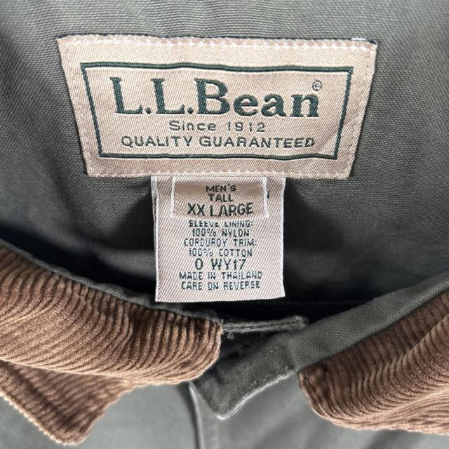 古着 00’s/00年代 エルエルビーン L.L.Bean ハンティングジャケット 襟コーデュロイ ビッグサイズ カバーオール XXL  カーキ メンズ