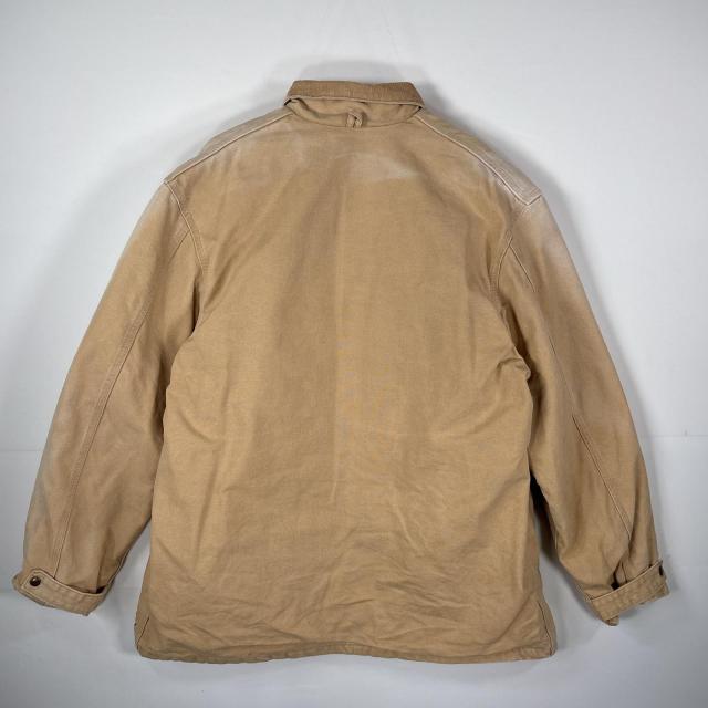 古着 90s/90年代 カーハート Carhartt USA製 ダック カバーオール 襟
