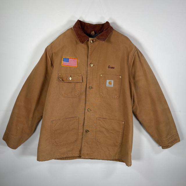 レア 90s USA製 Carhartt チョアコート CB105 40 レア 90s USA製 Carhartt チョアコート CB105 40 カーハート 90s 星