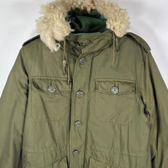 古着 ミリタリージャケット Nー3B カナダ軍 モッズパーカー　フィールドJKT S  カーキ メンズ_2