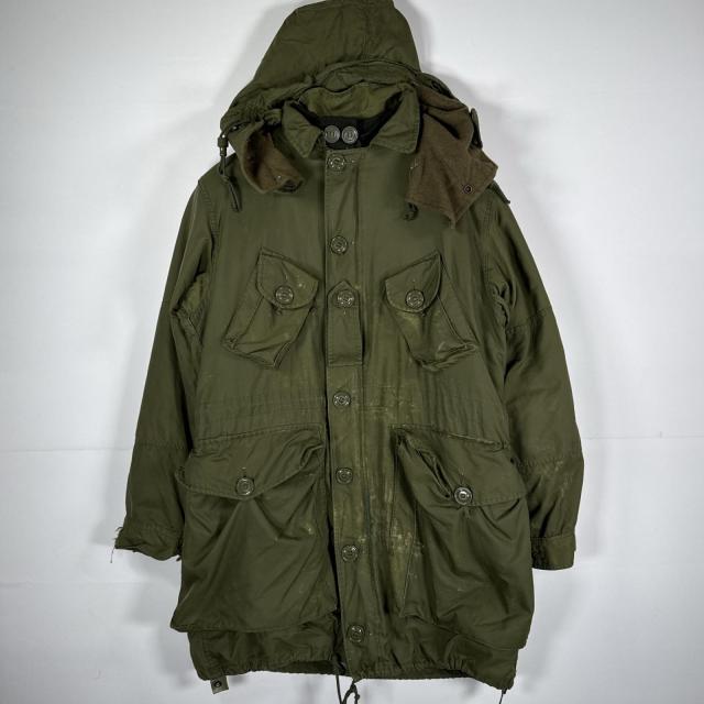 古着 80s/80年代 ヴィンテージ ミリタリージャケット カナダ軍 モッズコート フィールドパーカー ライナー付 M  オリーブグリーン メンズ