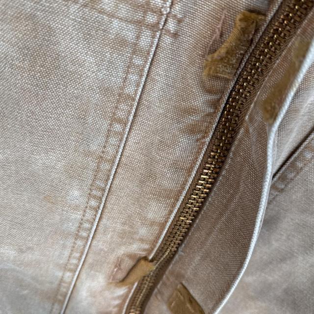 古着 カーハート Carhartt USA製 ダック ワークジャケット トラディショナルコート オーバーサイズ 2XL ベージュ メンズ_7
