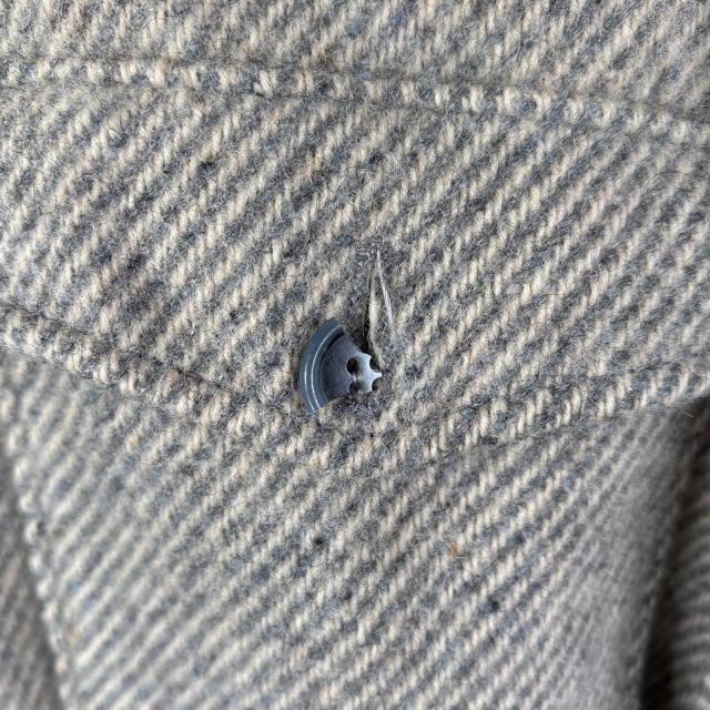 古着 60s/60年代 ヴィンテージ エルエルビーン L.L.Bean ウールシャツジャケット CPO 筆記体タグ M  ベージュ メンズ