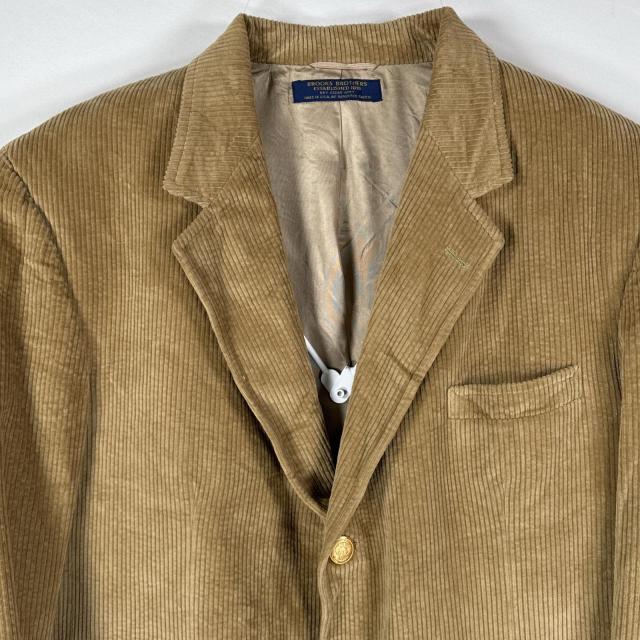ベージュ コーデュロイ テーラードジャケット 80s