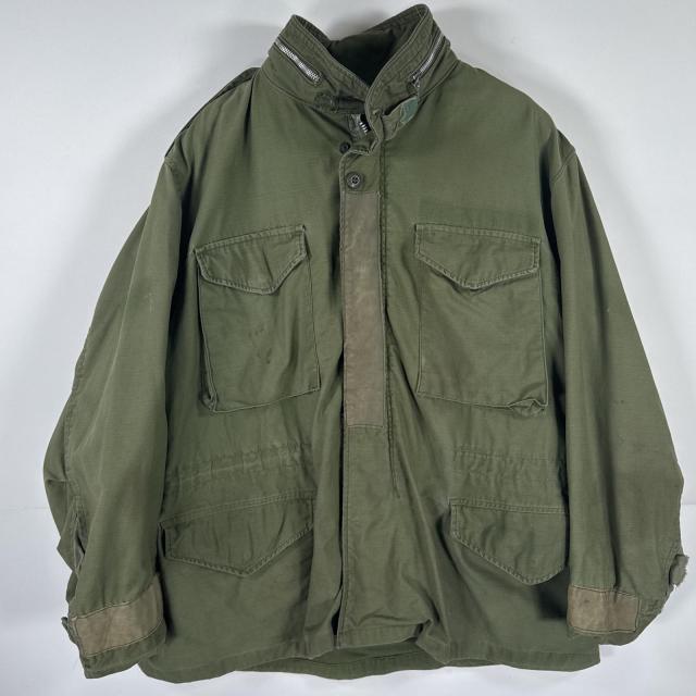 古着 ヴィンテージ ミリタリージャケット M-65 2nd アルミジップ 実物 フィールドジャケット  オリーブグリーン メンズ