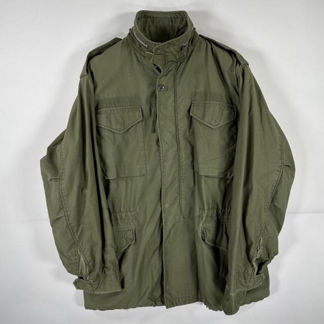 古着 ヴィンテージ ミリタリージャケット M-65 2nd フィールドジャケット 実物 アルミジップ  オリーブグリーン メンズ
