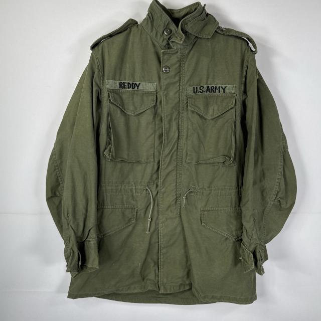 古着 ヴィンテージ ミリタリージャケット M-1951 M-51 米軍 実物 フィールドジャケット アルミジップ  オリーブグリーン メンズ