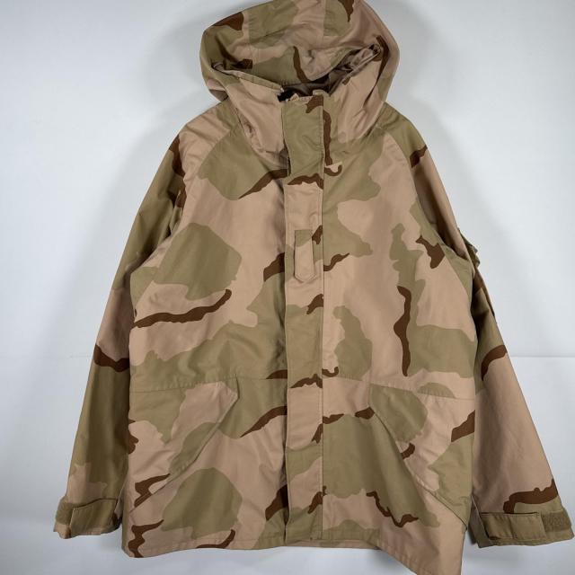 古着 ミリタリージャケット ECWCS GORE-TEX デザートカモ 米軍 ゴアテックスパーカー カモフラ 実物 大きいサイズ X largelong