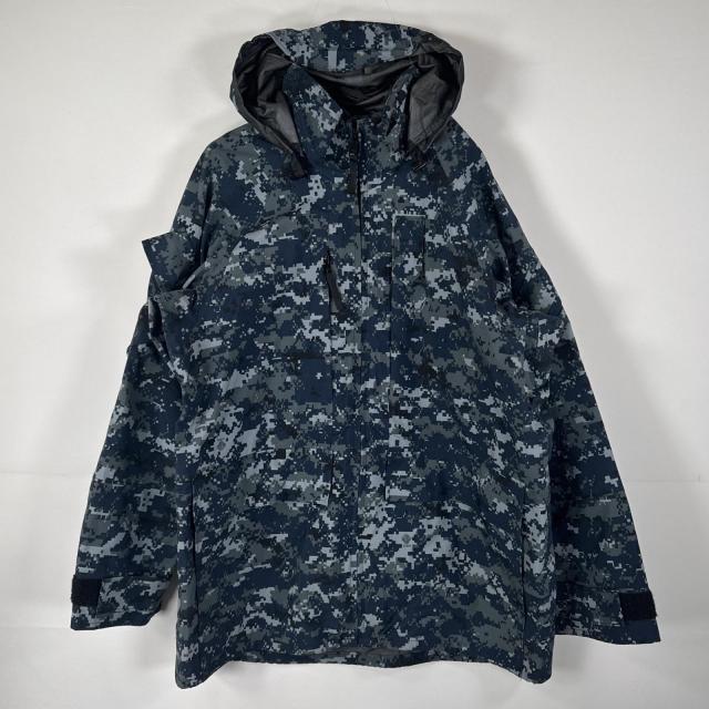 古着 ミリタリージャケット ECWCS GORE-TEX デジカモ ゴアテックスパーカー ナイロン 米軍 カモフラ medium  regular  ネイビー メンズ