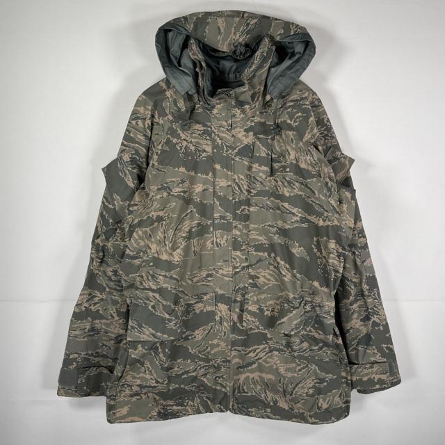 古着 ミリタリージャケット GORE-TEX ゴアテックスパーカー デジカモ デジタル カモフラ 迷彩 ナイロン M-regular  グレー メンズ