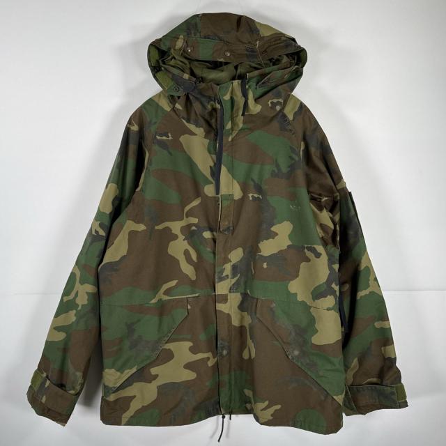 古着 ミリタリージャケット ECWCS GORE-TEX ウッドランドカモ ゴアテックスパーカー 迷彩 米軍 実物 カモフラ large regular