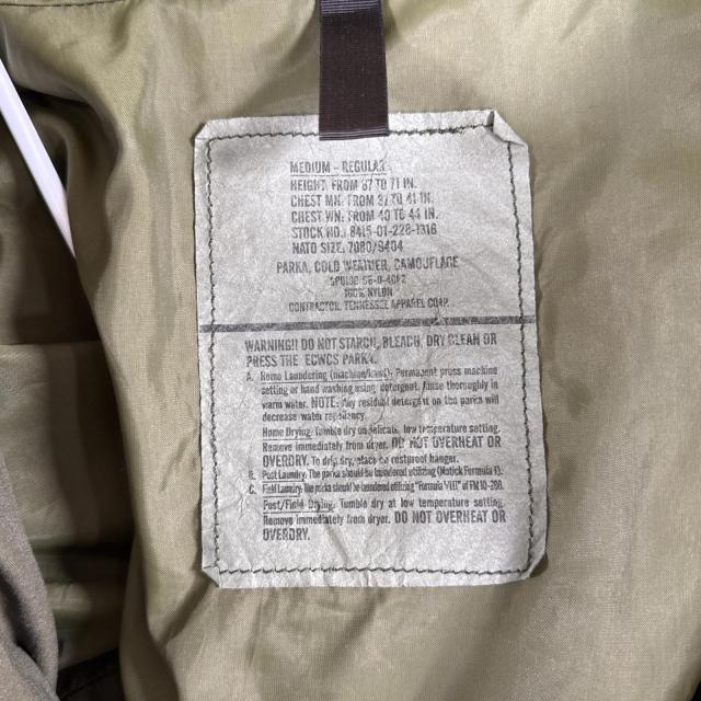 USA古着 90s/90年代 ヴィンテージ ミリタリージャケット ECWCS GORE-TEX ウッドランドカモ ゴアテックスパーカー 実物 medium  regular_6