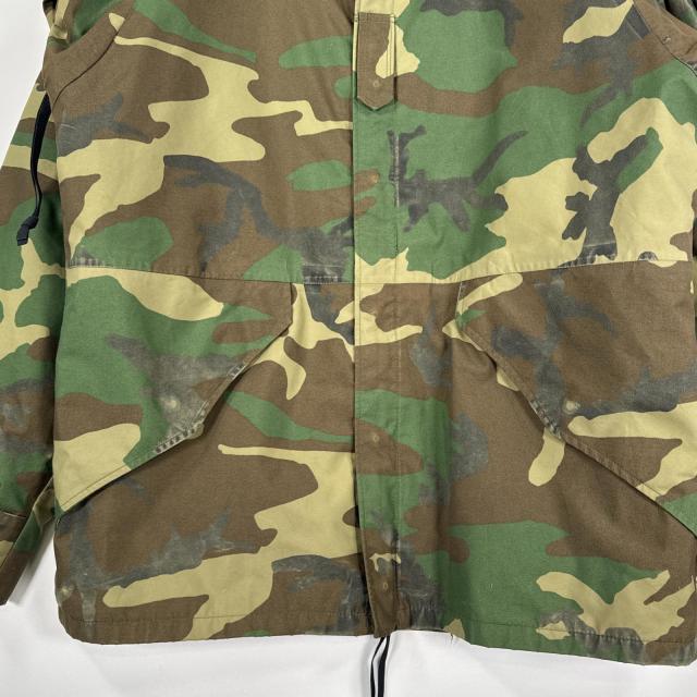 USA古着 90s/90年代 ヴィンテージ ミリタリージャケット ECWCS GORE-TEX ウッドランドカモ ゴアテックスパーカー 米軍 実物 medium long_2