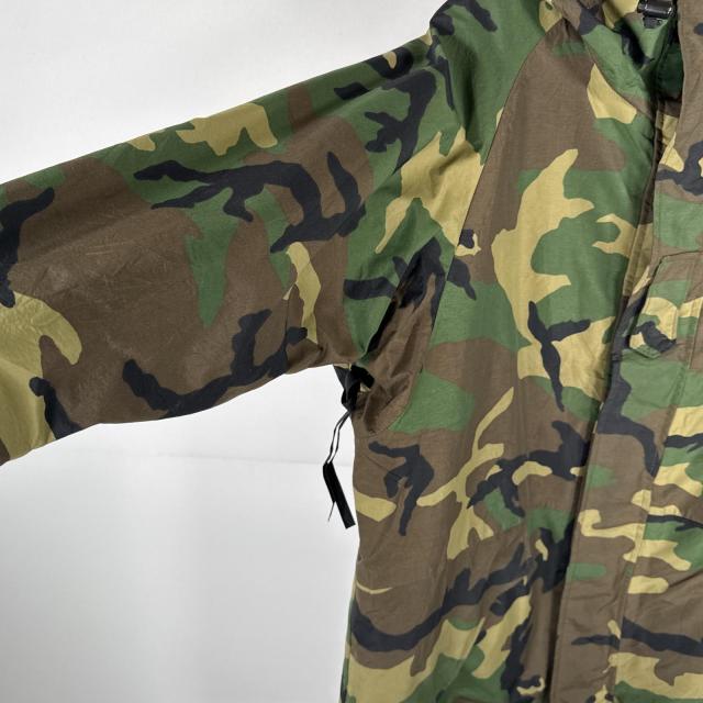 古着 ミリタリージャケット ECWCS GORE-TEX ウッドランドカモ ゴアテックスパーカー 米軍 実物 カモフラ 迷彩 Xlarge long_4