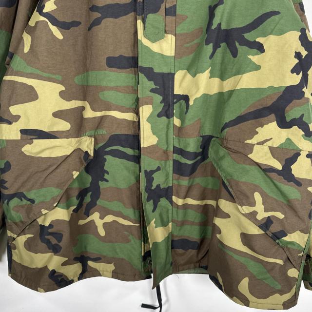 古着 ミリタリージャケット ECWCS GORE-TEX ウッドランド ゴアテックスパーカー 米軍 実物 大きいサイズ 迷彩 カモフラ XL long_2