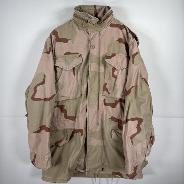 米軍　フィールドジャケット　ミリタリー  迷彩　ベージュ　デザートカモ 米軍 フィールドジャケット ミリタリー 迷彩 ベージュ デザート