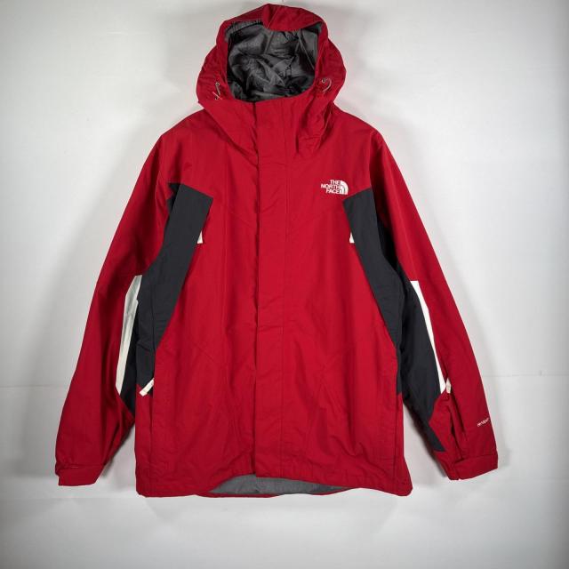 古着 ザ・ノースフェイス THE NORTH FACE マウンテンパーカー ハイベント ワンポイント刺繍ロゴ M  レッド メンズ