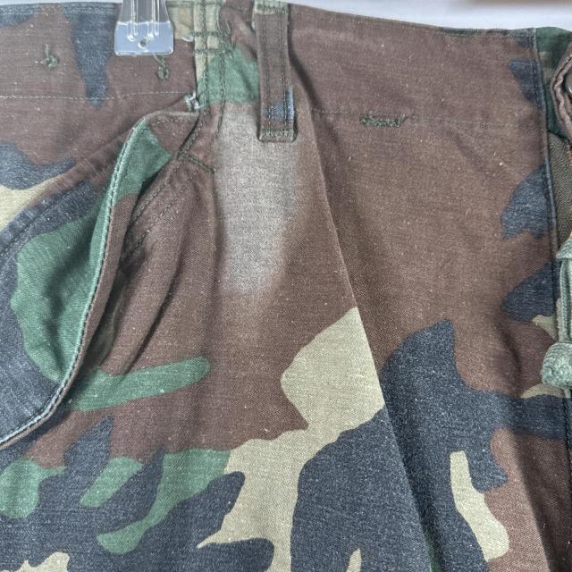 古着 80s/80年代 ミリタリー コンバットパンツ ウッドランドカモ 米軍