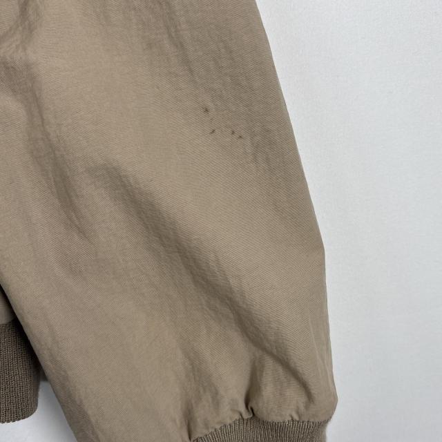 古着 80s/80年代 ヴィンテージ エルエルビーン L.L.Bean スイングトップ ハリントンジャケット 裏地チェック L  ベージュ メンズ