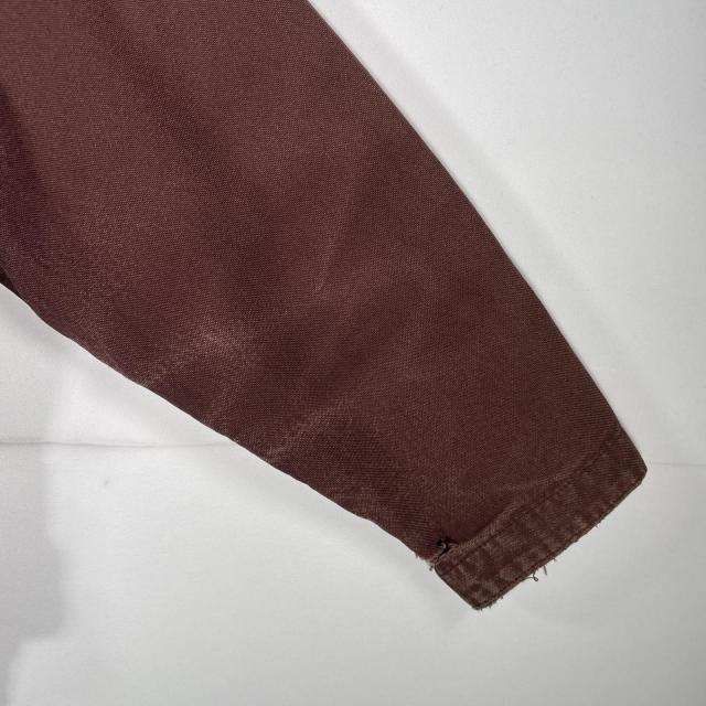 古着 エルエルビーン L.L.Bean カバーオール ダック地 襟コーデュロイ 大きめ 長丈 ブラウン グリーン メンズ