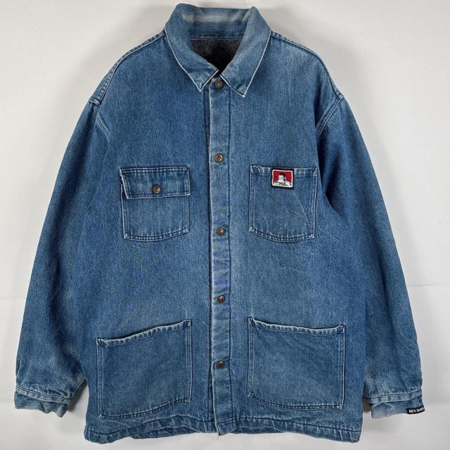 古着 90s Ben Davis カバーオール ブランケット M ブラック BEN DAVIS