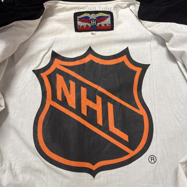 古着 JH USA製 スタジャン アームレザー NHL レッドウィングス ビッグ