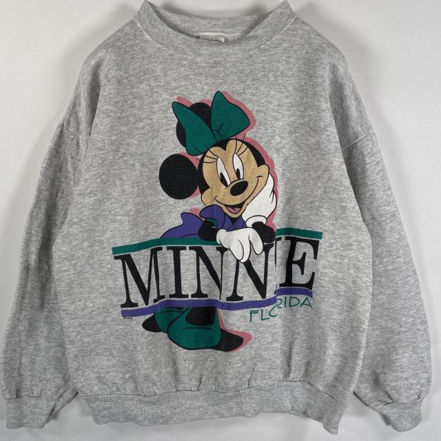 レディース TULTEX 90s ミニー プリント グレー トレーナー USA