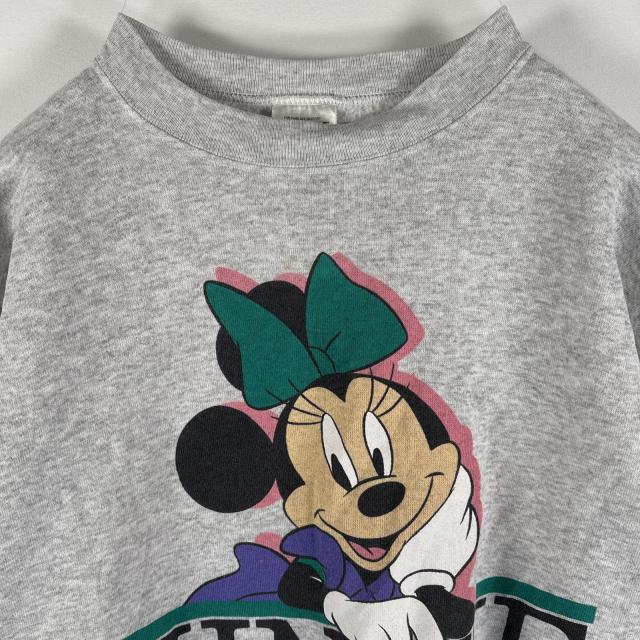 レディース TULTEX 90s ミニー プリント グレー トレーナー USA