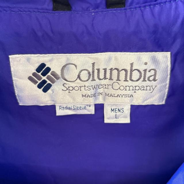 古着 90s/90年代 コロンビア Columbia ナイロンジャケット ハーフジップ アウトドア アノラックパーカー L グリーン系 メンズ_4