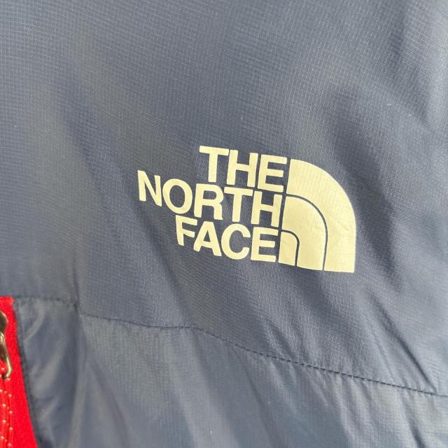 古着 ザ・ノースフェイス THE NORTH FACE ナイロンジャケット フーディー 中綿 フルジップ プリマロフト サミットシリーズ M ネイビー_2