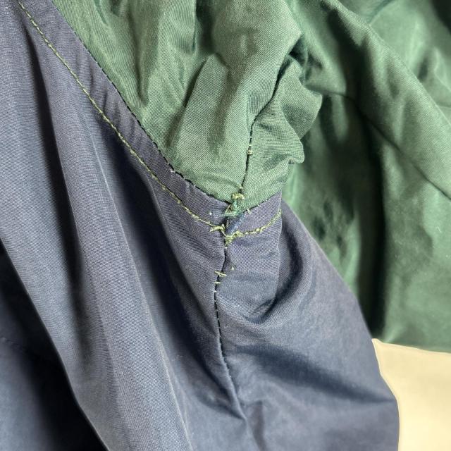 古着 90s/90年代 トミーヒルフィガー TOMMY HILFIGER セーリングジャケット ビッグロゴ フード付き フリースライナー XL グリーン_8