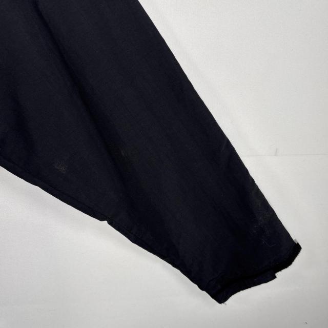 古着 ミリタリー  ミリタリージャケット APFU  U.S.ARMY 裏地メッシュ トレーニングジャケット ワンポイントロゴ LARGE LONG  ブラック