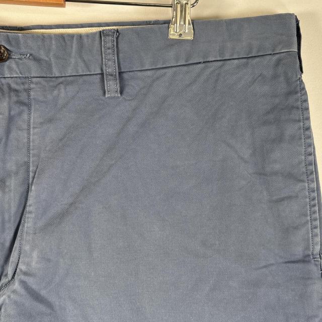古着 ポロ・ラルフローレン POLO RALPH LAUREN ショートパンツ チノパン ポロチノ 大きいサイズ ワンポイントロゴ w42  ブルー系 メンズ