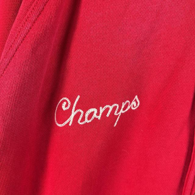 古着 ポロ・ラルフローレン POLO RALPH LAUREN バーシティジャケット 大きいサイズ スウェット スタジャン ワッペン XXL  レッド メンズ_3