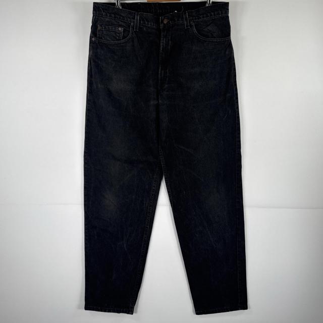 古着 90s/90年代 リーバイス Levis USA製 デニムパンツ 550 ジーパン テーパード バギー 大きい オーバーサイズ w40 L32 ブラック