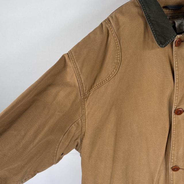 古着 90s/90年代 エルエルビーン L.L.Bean コート ハンティングジャケット ダック地 ライナー付き カバーオール 2XL  ブラウン メンズ