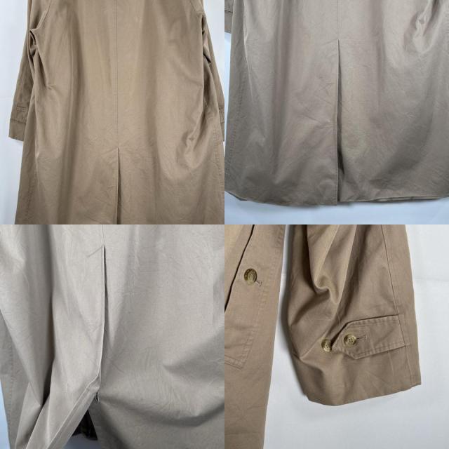 古着 バーバリー BURBERRY 長袖 ステンカラーコート イギリス製 裏地 ライナー付き ノバチェック ロング ジャケット ベージュ メンズ_9