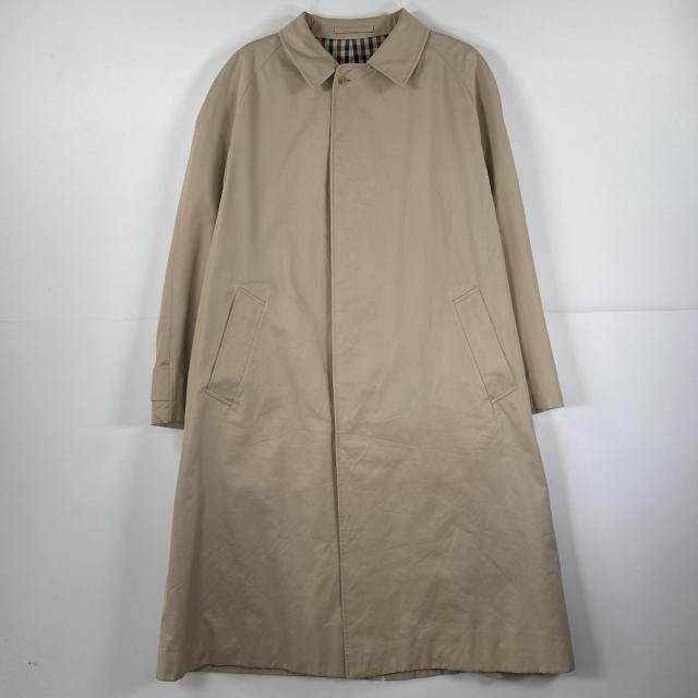 アクアスキュータム 80s ヴィンテージ ステンカラーコート 約L □GY31