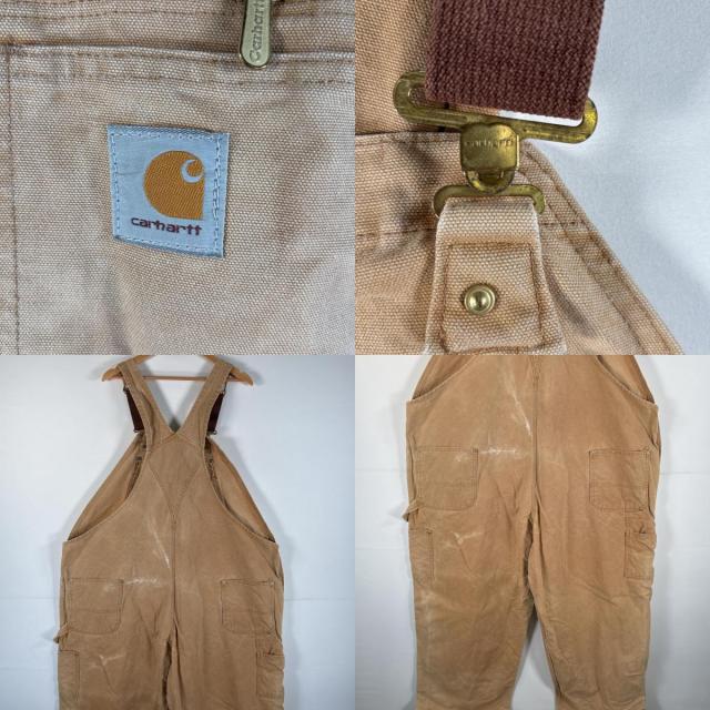 古着 カーハート Carhartt USA製 オーバーオール ダック ワーク ワン