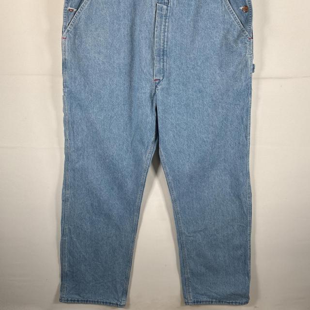 古着 ラウンドハウス ROUND HOUSE USA製 オーバーオール デニム ワーク