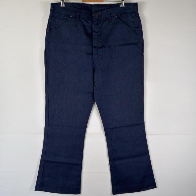 古着 ビッグヤンク BIG YANK スラックスパンツ 長ズボン ボトムス 大きいサイズ 42 タロンジップ TALON  ネイビー メンズ