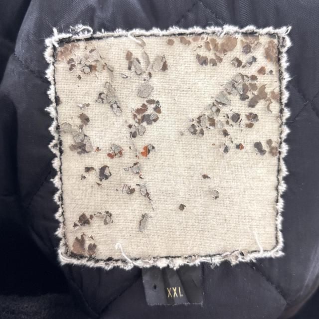 古着 スタジャン ウールレザー アワードジャケット ワンポイント刺繍