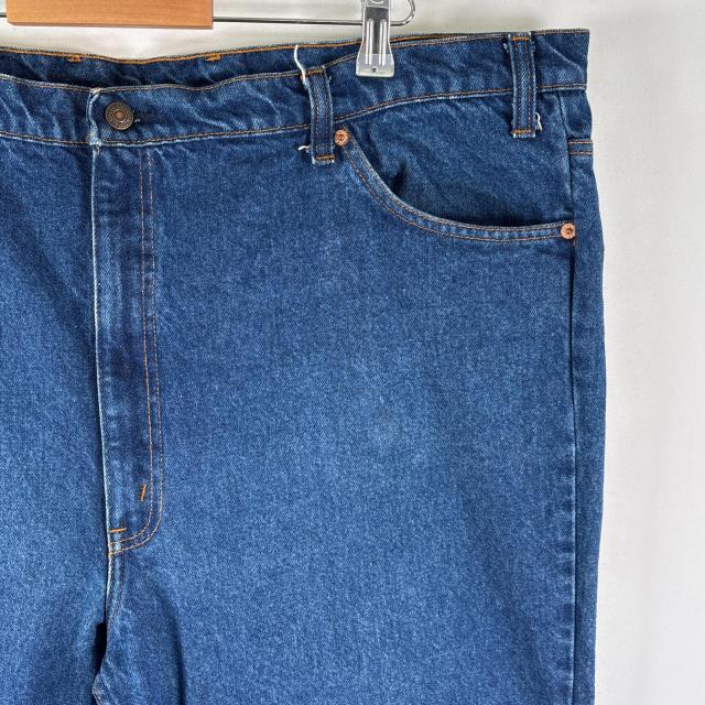 古着 リーバイス Levis USA製 デニムパンツ 20517-0217 517 ブーツカット オレンジタブ ボタン裏「206」 w46 L32 ブルー メンズ_3