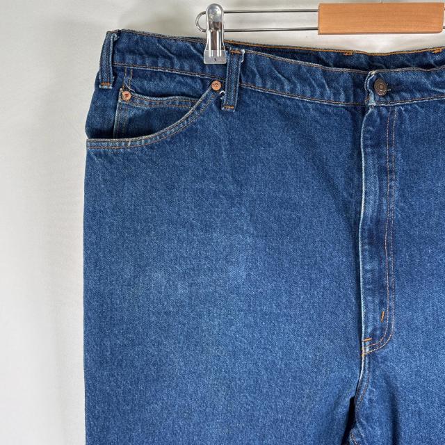 古着 リーバイス Levis USA製 デニムパンツ 20517-0217 517 ブーツカット オレンジタブ ボタン裏「206」 w46 L32 ブルー メンズ_4