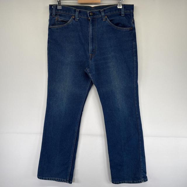 古着 80s/80年代 ヴィンテージ リーバイス Levis USA製 デニムパンツ 517-2017 ブーツカット 42TALON ジップ w36 L32  ブルー メンズ
