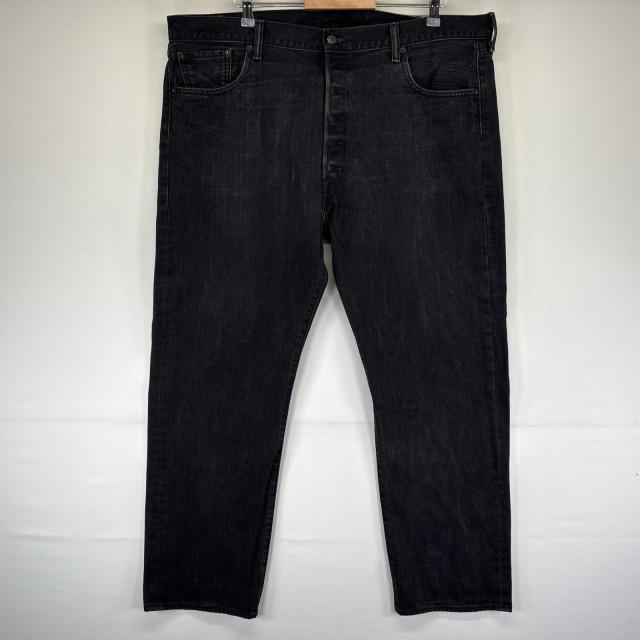 古着 リーバイス Levis デニムパンツ 501 ストレート 大きいサイズ ジーンズ ジーパン 5ポケット 長ズボン w44 L32  ブラック メンズ