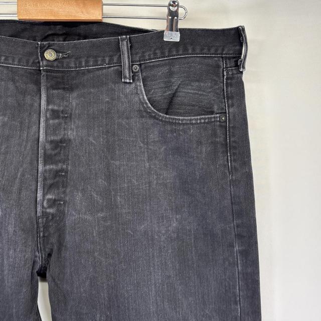 古着 リーバイス Levis デニムパンツ 501 ストレート 大きいサイズ ジーンズ ジーパン 5ポケット 長ズボン w44 L32  ブラック メンズ