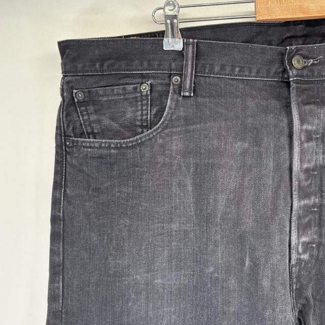 古着 リーバイス Levis デニムパンツ 501 ストレート 大きいサイズ ジーンズ ジーパン 5ポケット 長ズボン w44 L32  ブラック メンズ